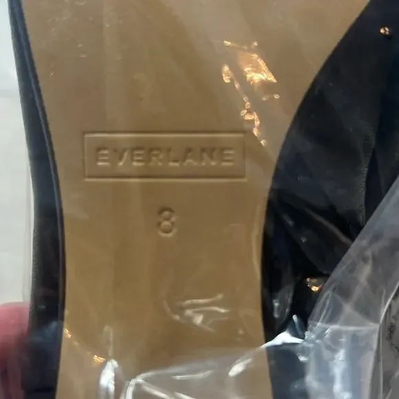 EVERLANE The Day Boot Dark Brown Italian Leather Block Heel Ankle Zip Size 8 NEW